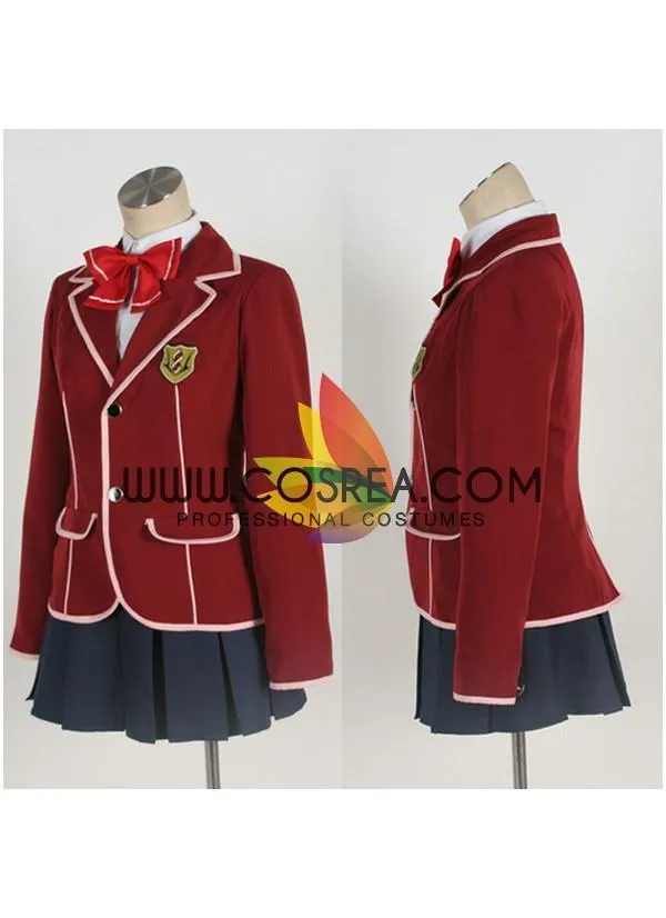 Guilty Crown Tennoz High Female Uniform Cosplay Costume