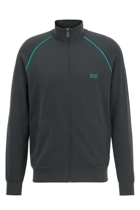 Hugo Boss Full Zip Cotton Jacket Dark grey