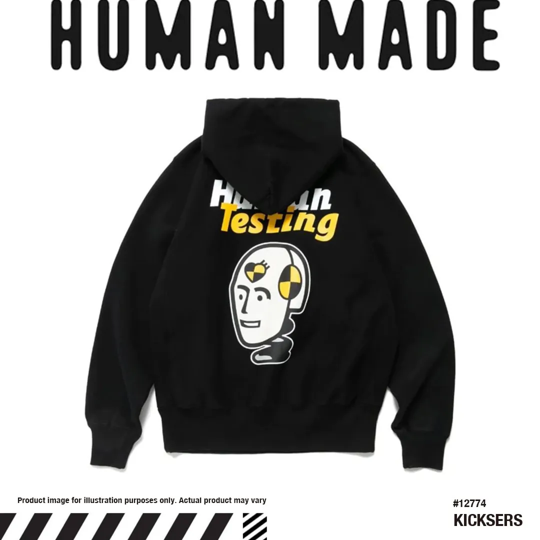 HUMAN MADE  |Unisex Street Style Collaboration Logo Hoodies