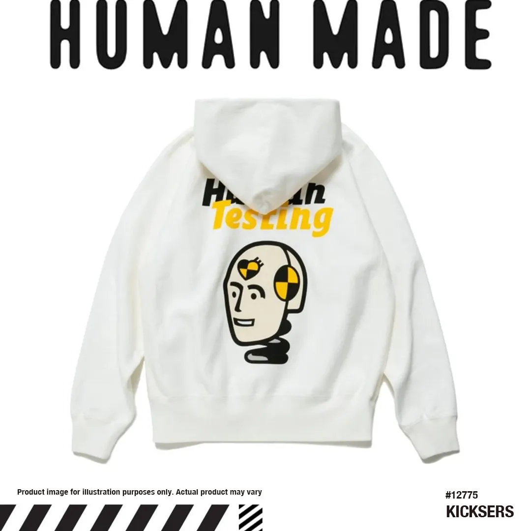 HUMAN MADE  |Unisex Street Style Collaboration Logo Hoodies