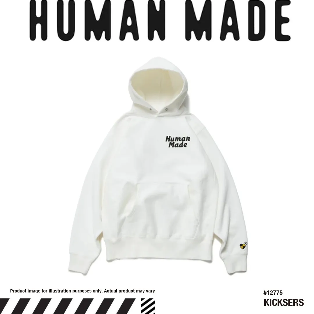 HUMAN MADE  |Unisex Street Style Collaboration Logo Hoodies