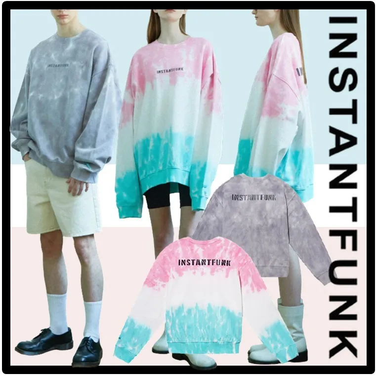 INSTANTFUNK  |Unisex Street Style Logo Hoodies & Sweatshirts