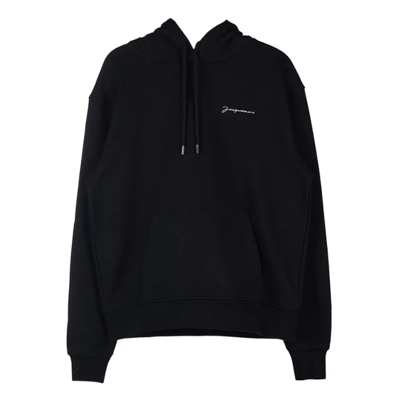 JACQUEMUS  |Unisex Street Style Long Sleeves Plain Cotton Logo Hoodies