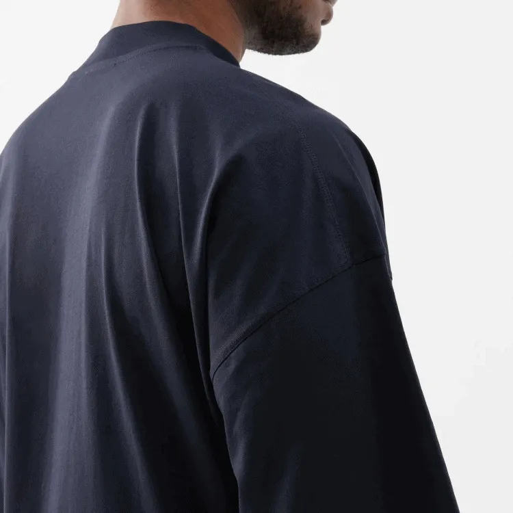 Jil Sander  |U-Neck Plain Cotton Short Sleeves Oversized