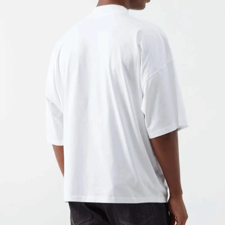 Jil Sander  |U-Neck Plain Cotton Short Sleeves Oversized