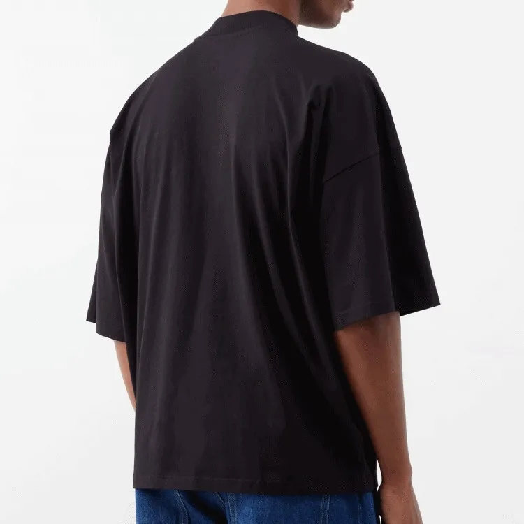 Jil Sander  |U-Neck Plain Cotton Short Sleeves Oversized