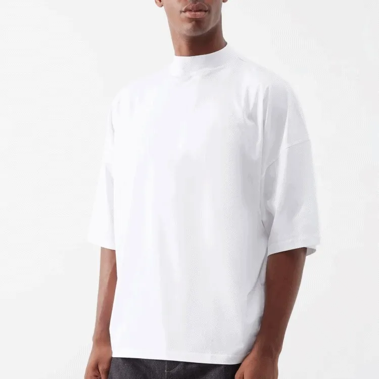 Jil Sander  |U-Neck Plain Cotton Short Sleeves Oversized