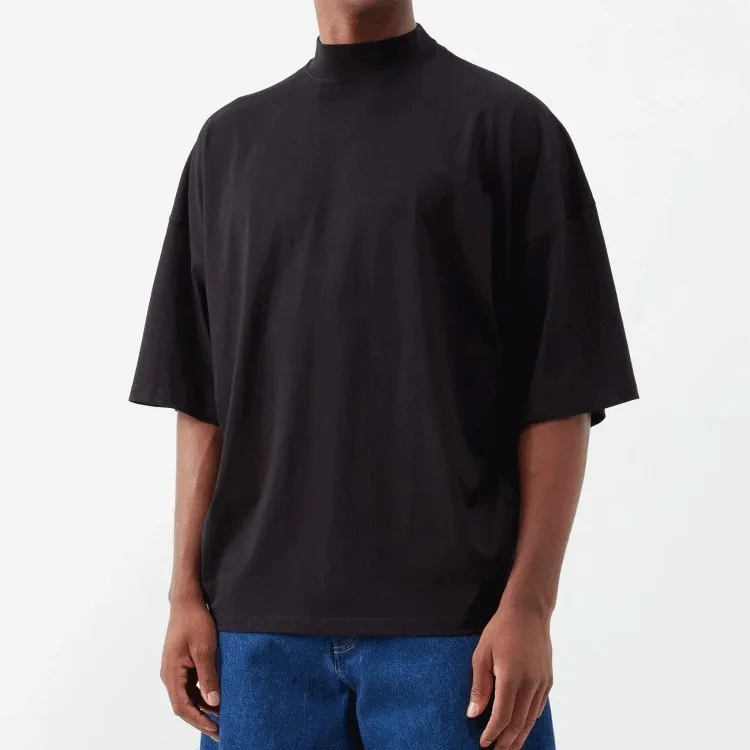 Jil Sander  |U-Neck Plain Cotton Short Sleeves Oversized