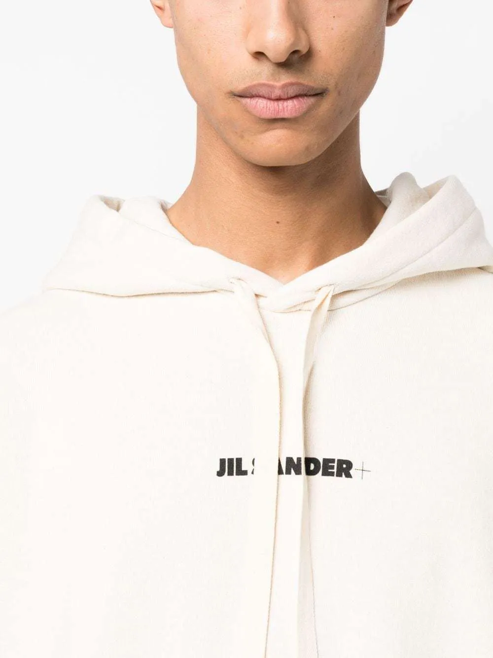 Jil Sander  |Unisex Long Sleeves Plain Cotton Logo Hoodies & Sweatshirts