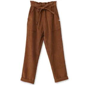 Kavu Wyeth Corduroy Paperbag Pant in Husk