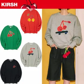 KIRSH  |Unisex Street Style Collaboration Logo Hoodies & Sweatshirts