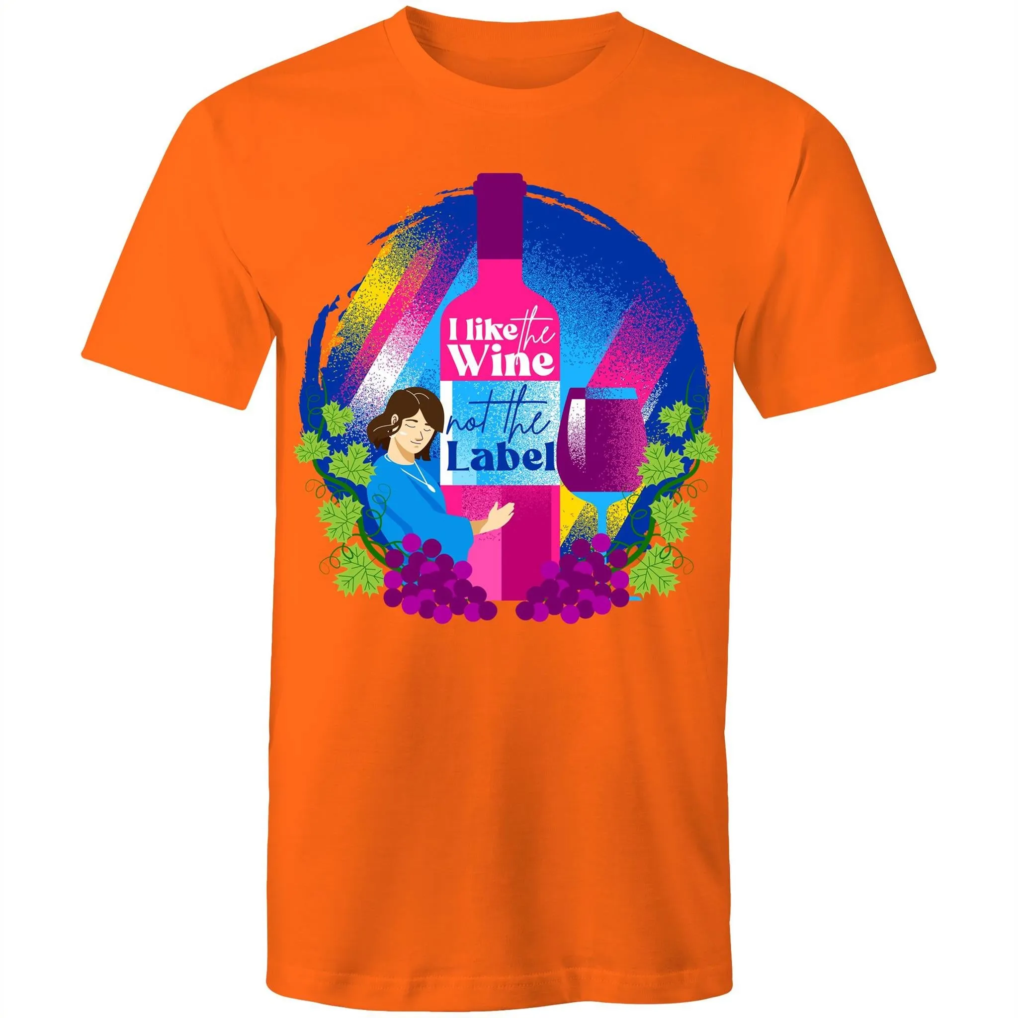 Like the Wine Not the Label V2 T-Shirt Unisex (P011)