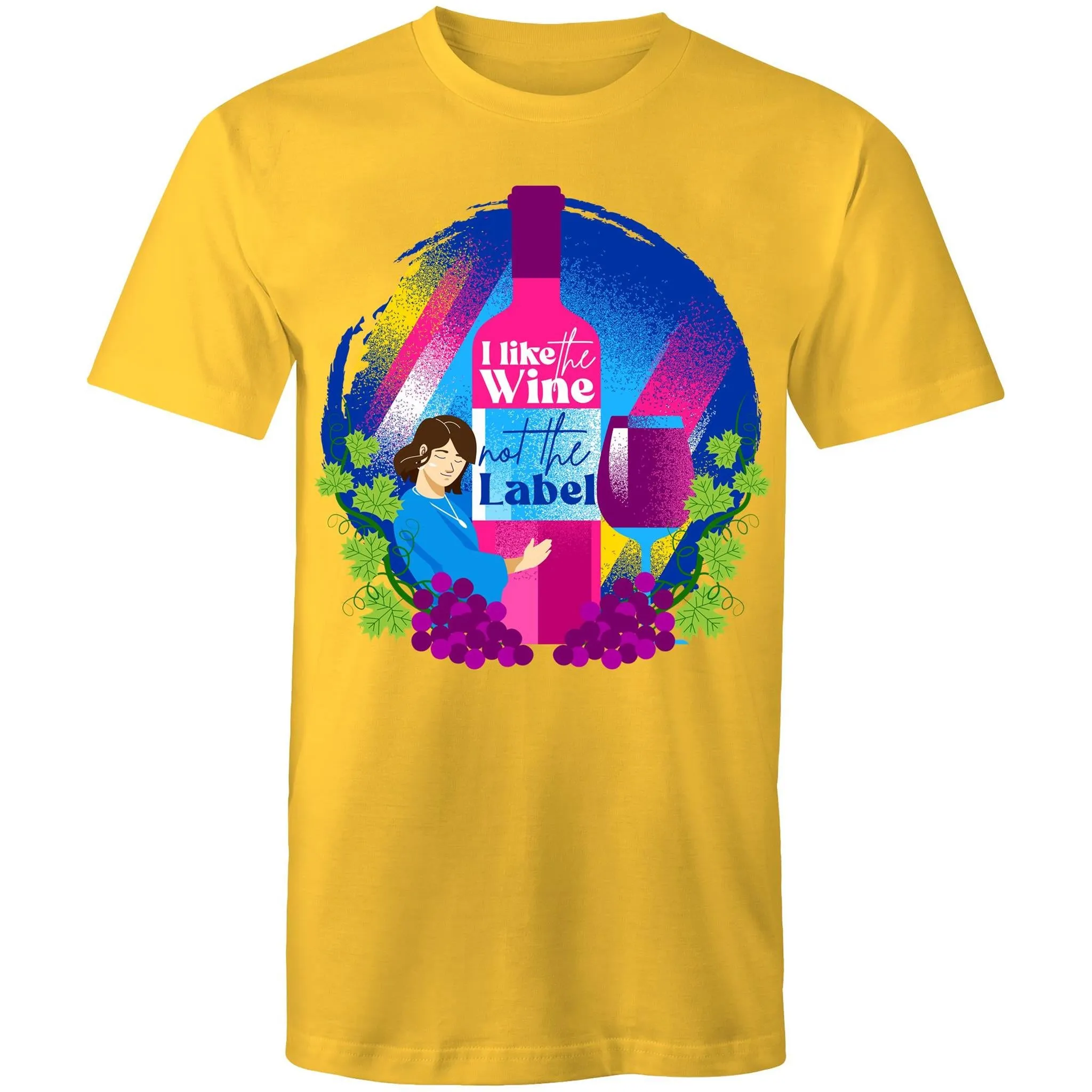 Like the Wine Not the Label V2 T-Shirt Unisex (P011)