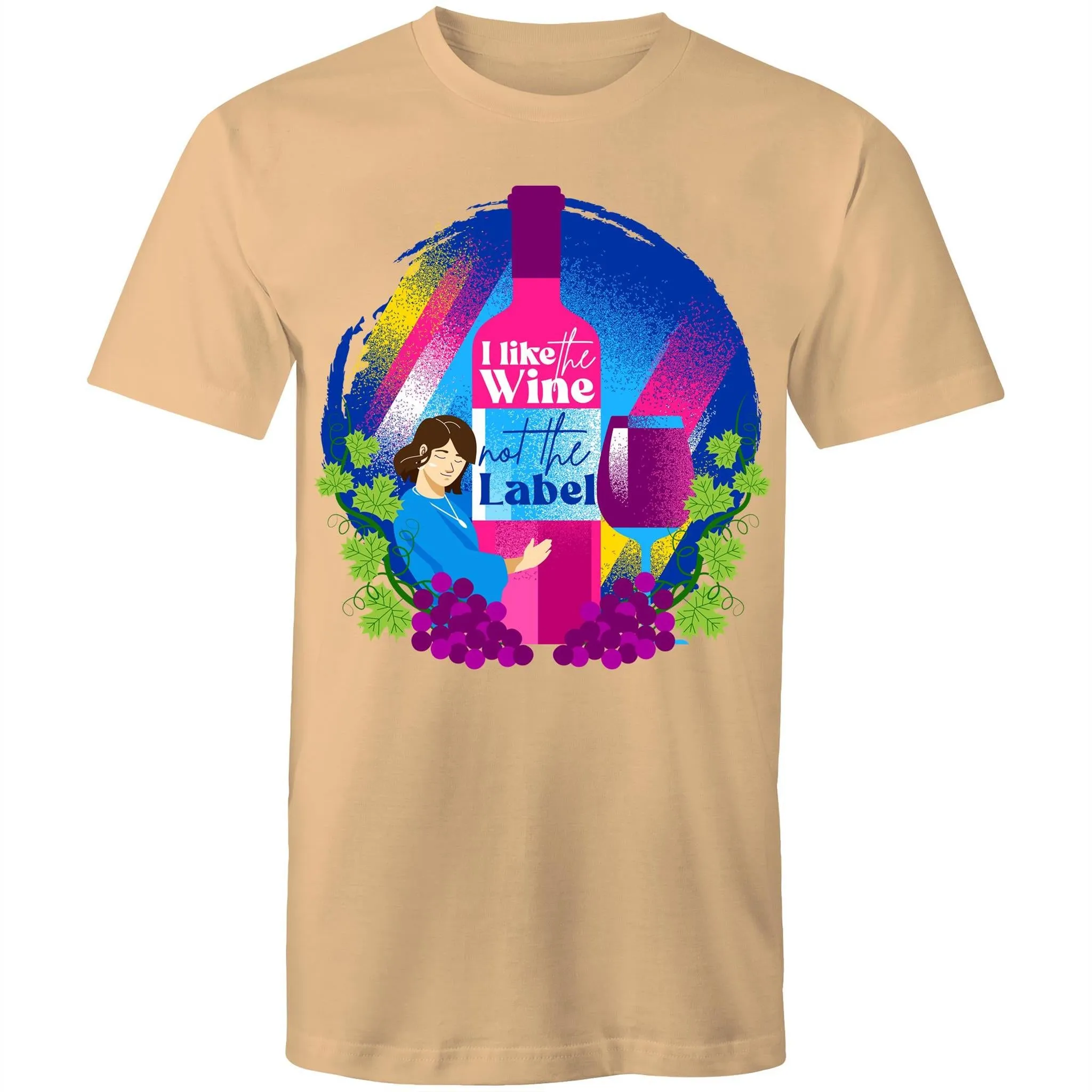 Like the Wine Not the Label V2 T-Shirt Unisex (P011)