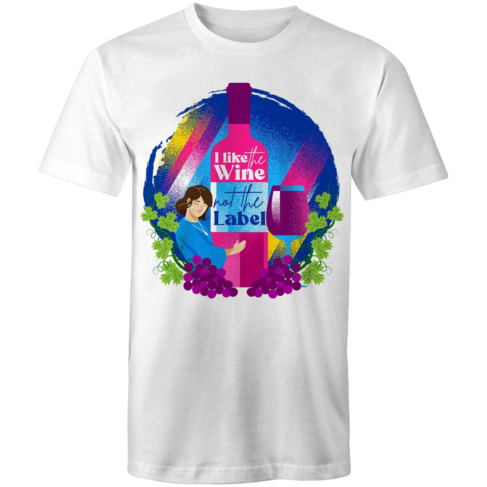 Like the Wine Not the Label V2 T-Shirt Unisex (P011)