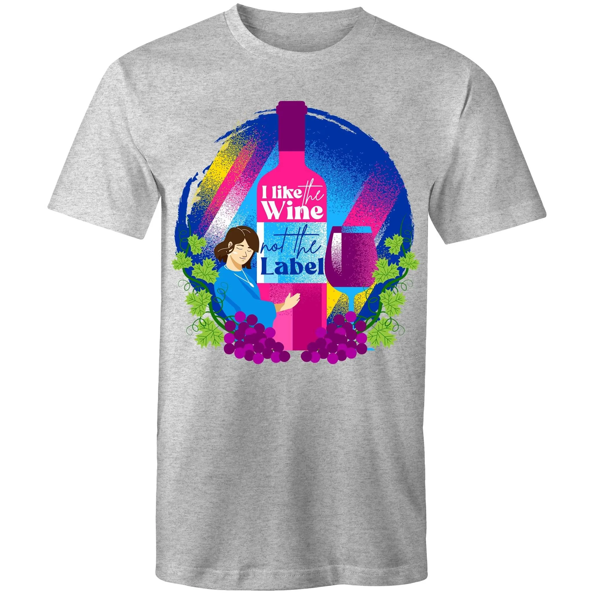 Like the Wine Not the Label V2 T-Shirt Unisex (P011)