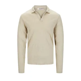 LINEN POLO Man Sand