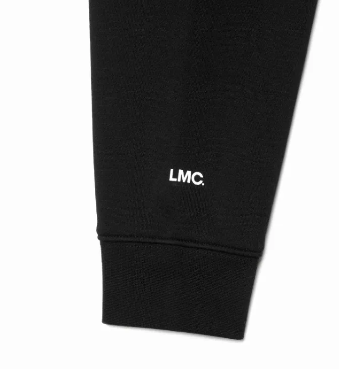 LMC  |Unisex Street Style Plain Cotton Oversized Logo Sweatshirts