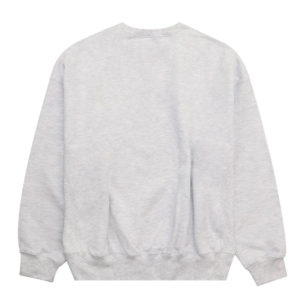 Mardi Mercredi  |Rib Street Style U-Neck Long Sleeves Plain Cotton Oversized