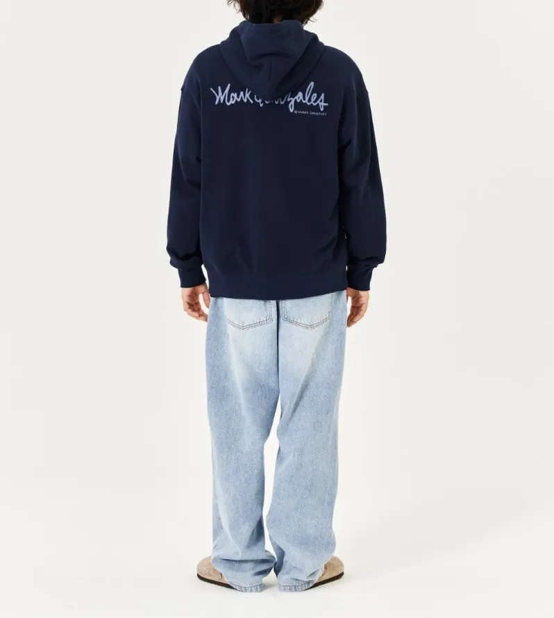 Mark Gonzales  |[MARK GONZALES] ★SIGN LOGO WAPPEN OG SWEAT ZIP-UP HOODIE