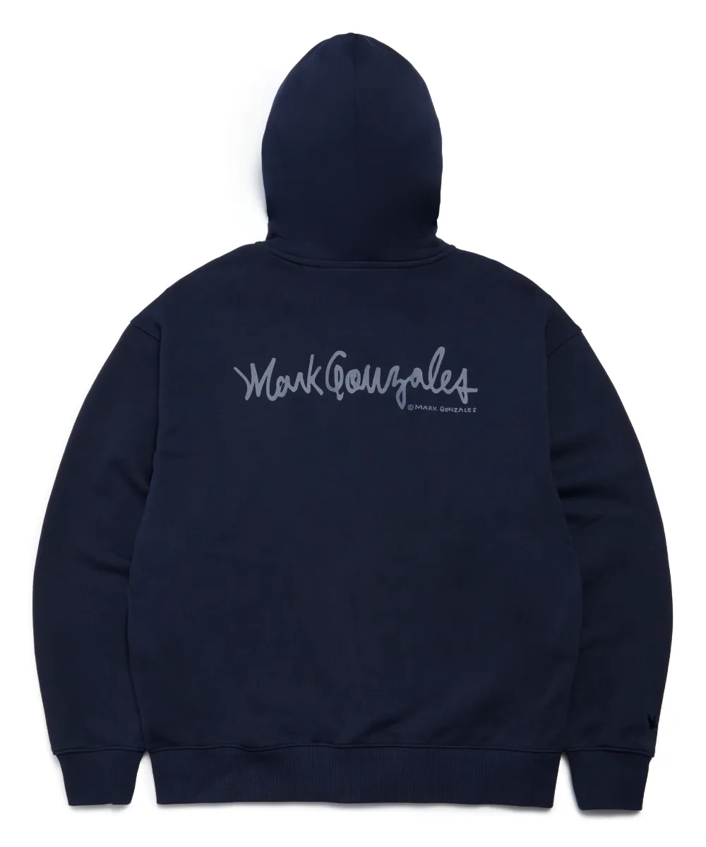 Mark Gonzales  |[MARK GONZALES] ★SIGN LOGO WAPPEN OG SWEAT ZIP-UP HOODIE