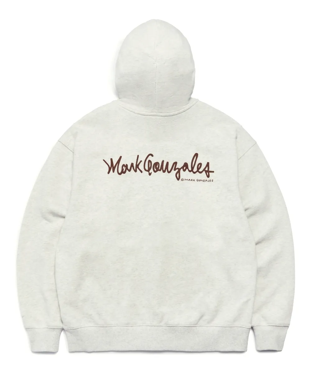 Mark Gonzales  |[MARK GONZALES] ★SIGN LOGO WAPPEN OG SWEAT ZIP-UP HOODIE