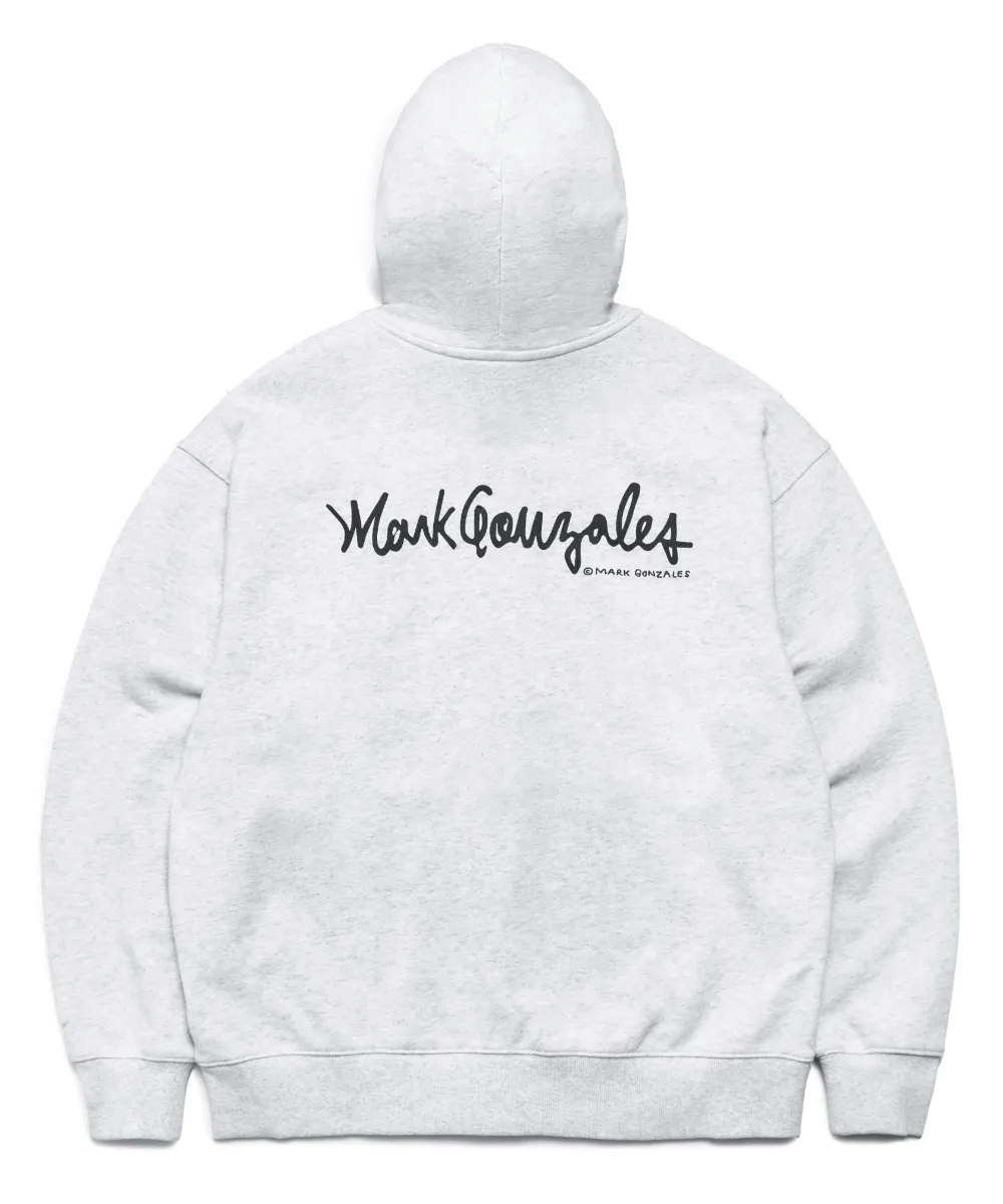 Mark Gonzales  |[MARK GONZALES] ★SIGN LOGO WAPPEN OG SWEAT ZIP-UP HOODIE