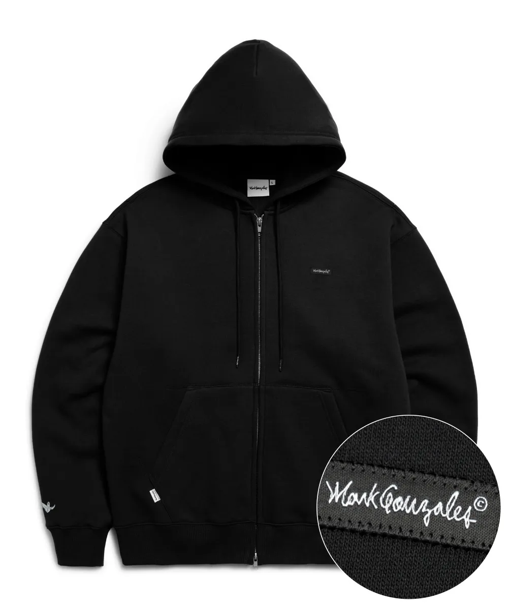 Mark Gonzales  |[MARK GONZALES] ★SIGN LOGO WAPPEN OG SWEAT ZIP-UP HOODIE