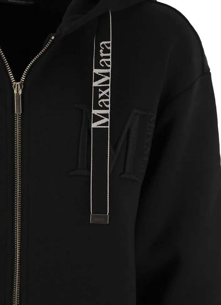 MaxMara  |Unisex Street Style Logo Hoodies & Sweatshirts