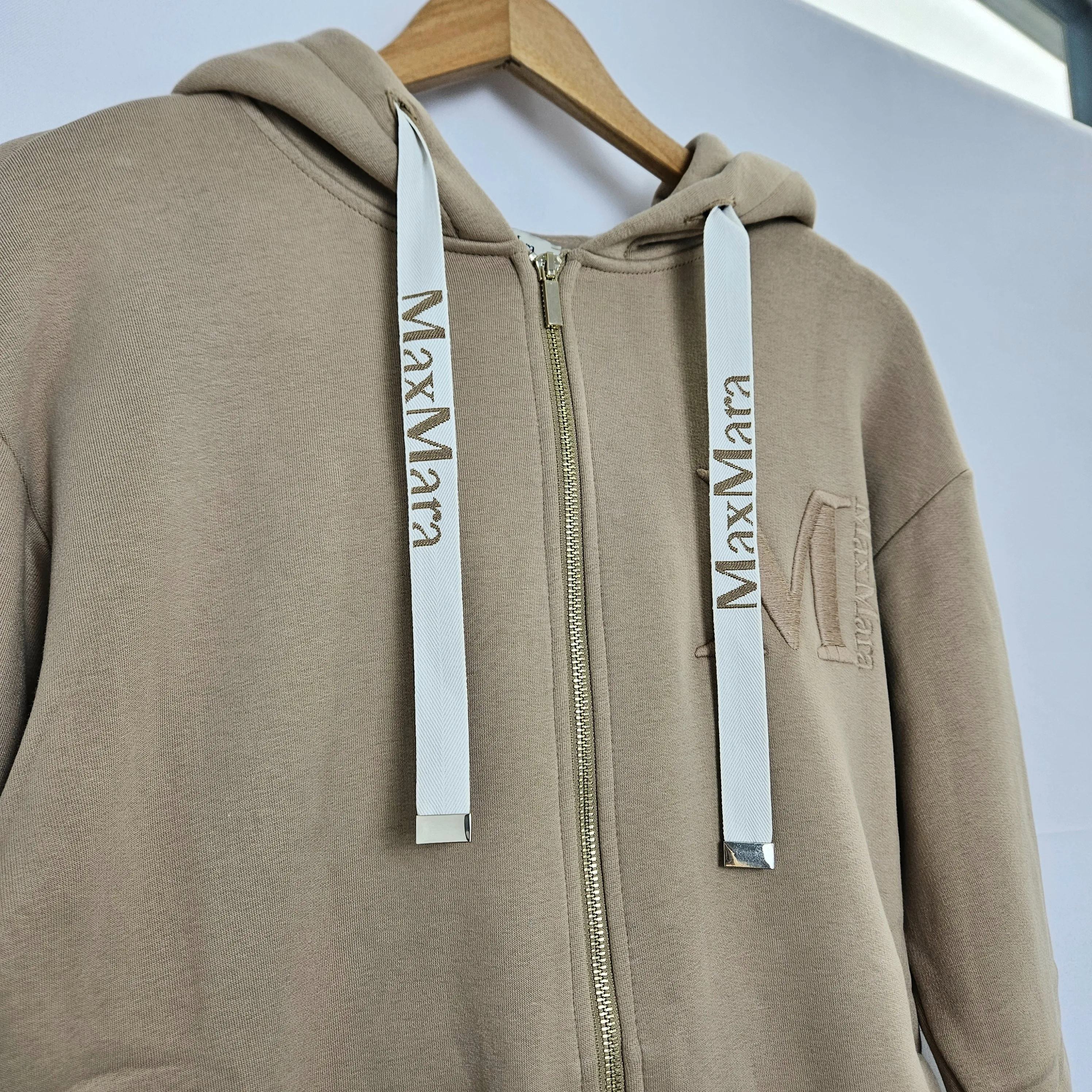 MaxMara  |Unisex Street Style Logo Hoodies & Sweatshirts