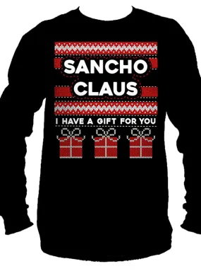 Men's Sancho Claus Long Sleeve Tee