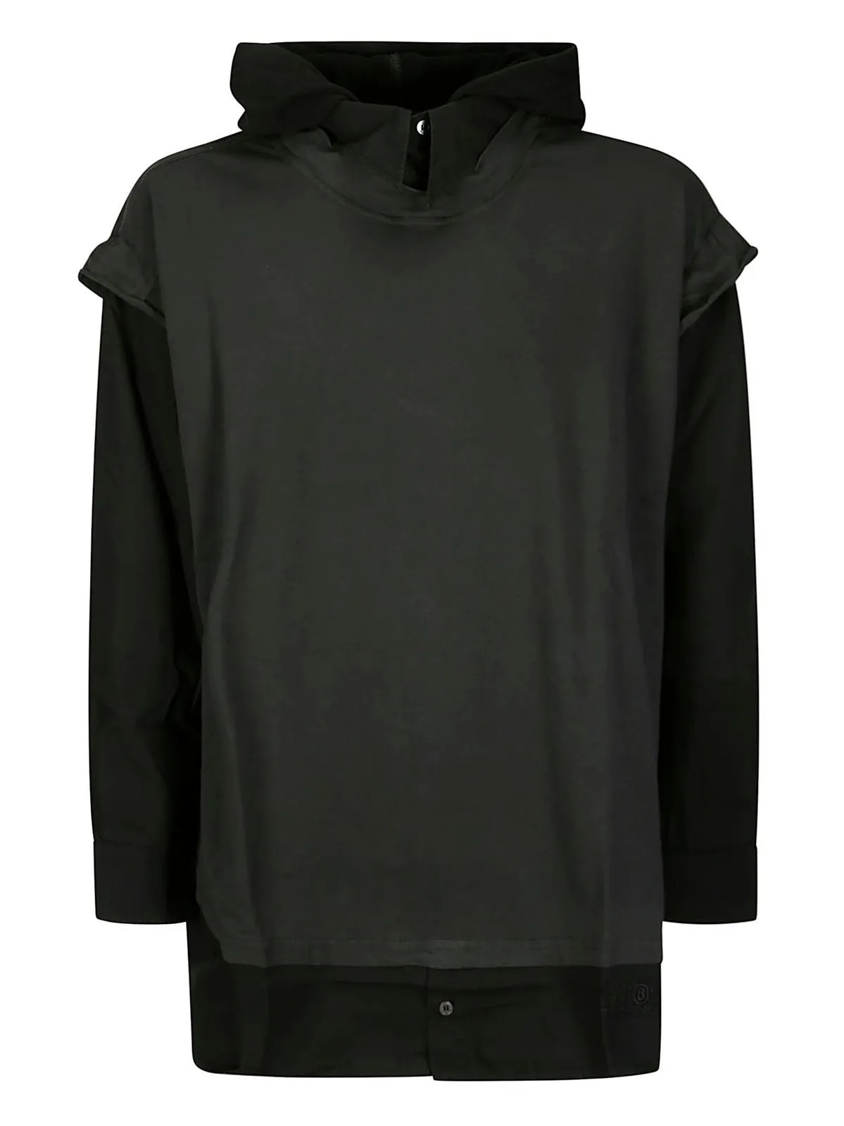 MM6 Maison Margiela  |Street Style Long Sleeves Plain Cotton Hoodies