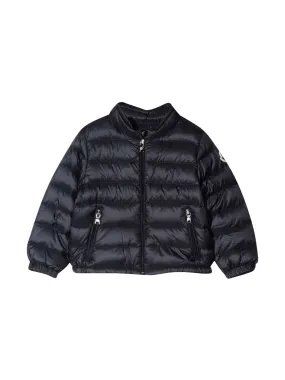 Moncler Enfant Zip-Up Logo Patch Padded Jacket