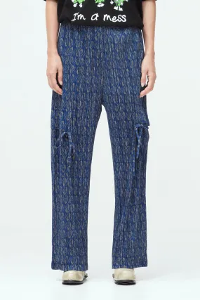 MONOGRAM PLEATED PANTS