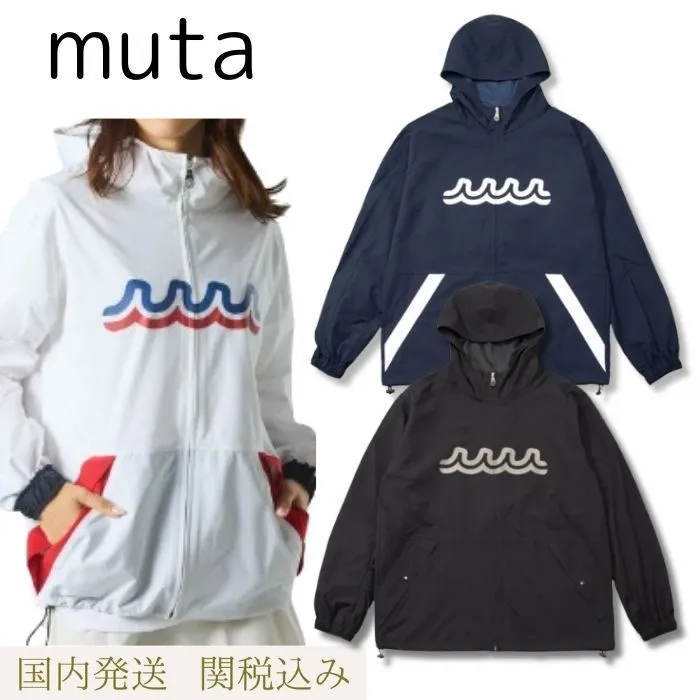 muta  |Unisex Street Style Long Sleeves Plain Logo Hoodies