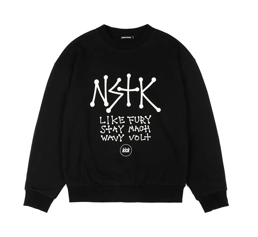 NASTYKICK  |Unisex Street Style Logo Hoodies & Sweatshirts