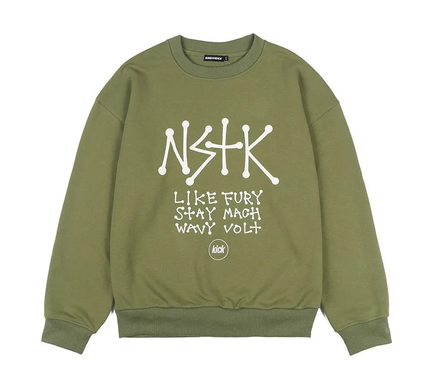 NASTYKICK  |Unisex Street Style Logo Hoodies & Sweatshirts