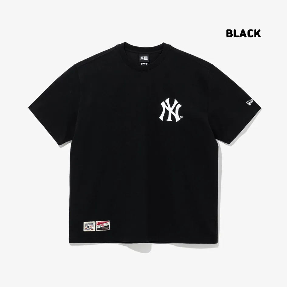 New Era  |Unisex Street Style Oversized Logo T-Shirts