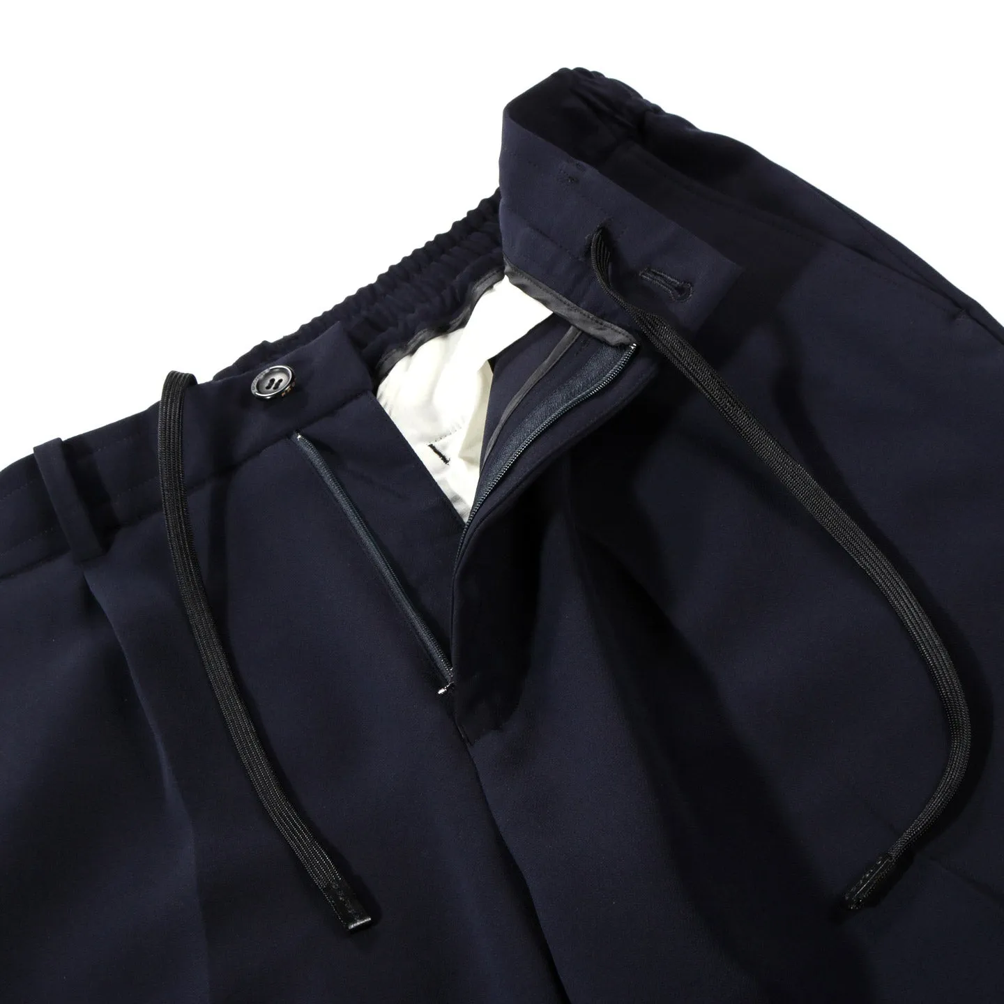 N.HOOLYWOOD 2241-PT06 WIDE EASY SUIT PANTS NAVY