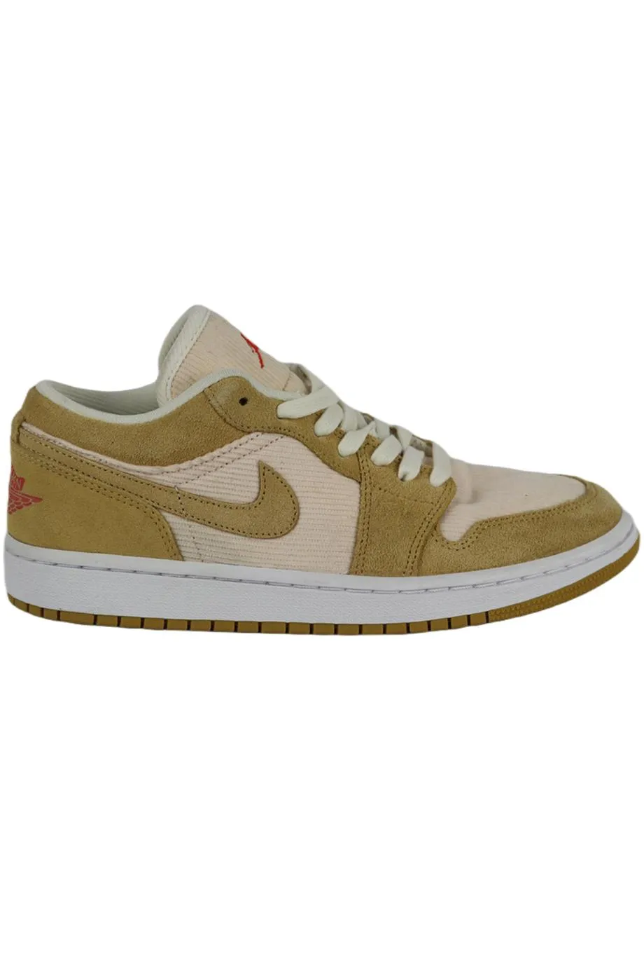 NIKE AIR JORDAN 1 LOW CORDUROY AND SUEDE SNEAKERS EU 39 UK 5.5 US 8