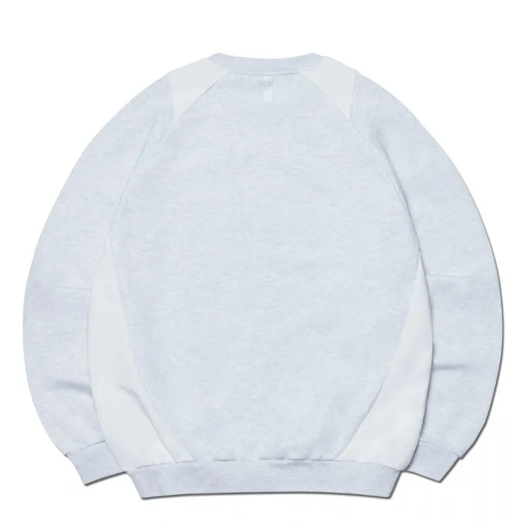 NOMANUAL  |Crew Neck Unisex Street Style U-Neck Long Sleeves Cotton