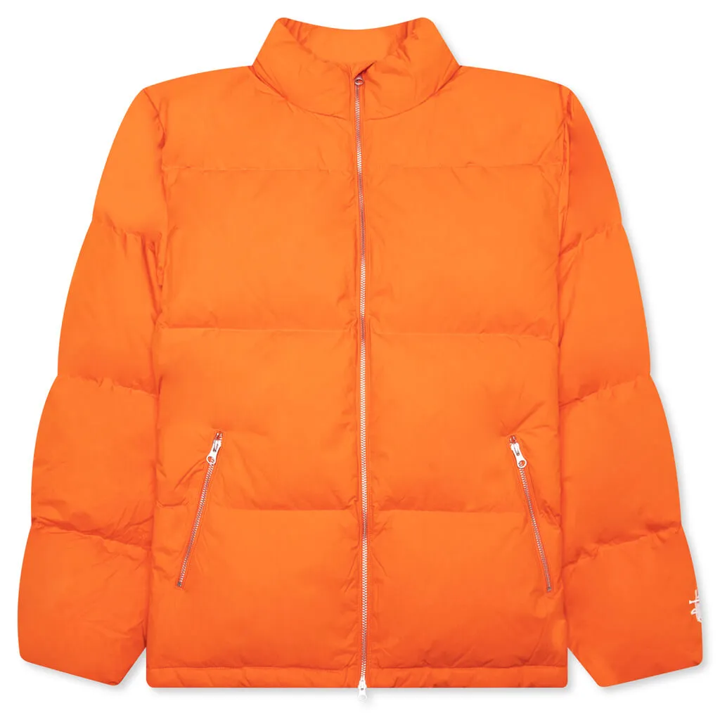 Nylon Down Puffer - Orange