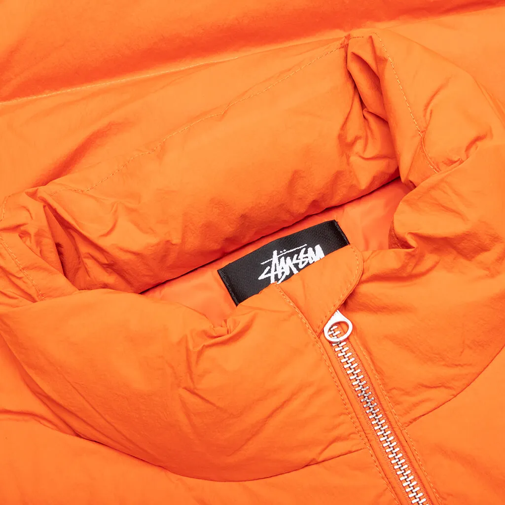 Nylon Down Puffer - Orange