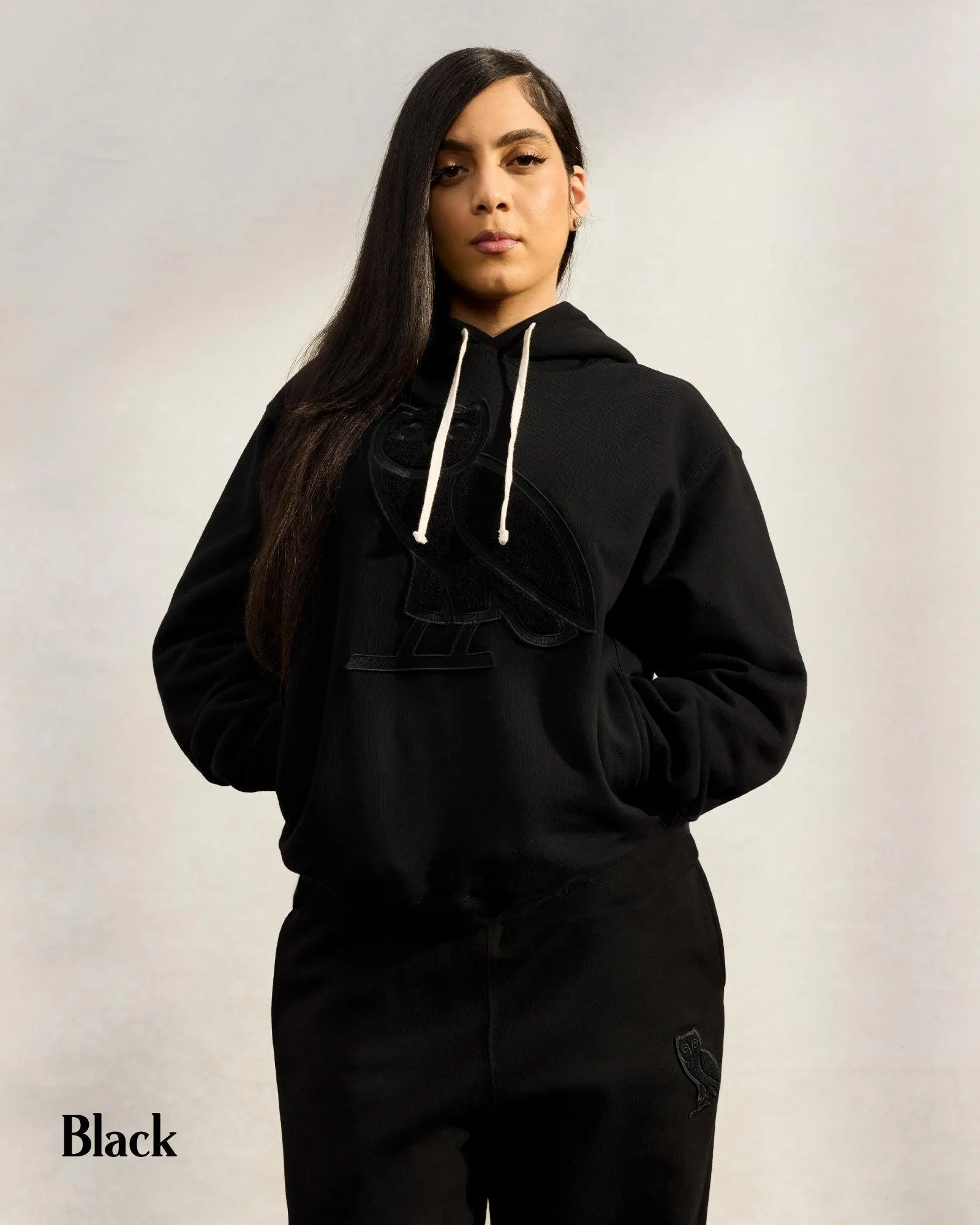 OCTOBERS VERY OWN  |Street Style Plain Cotton Logo Loungewear Hoodies