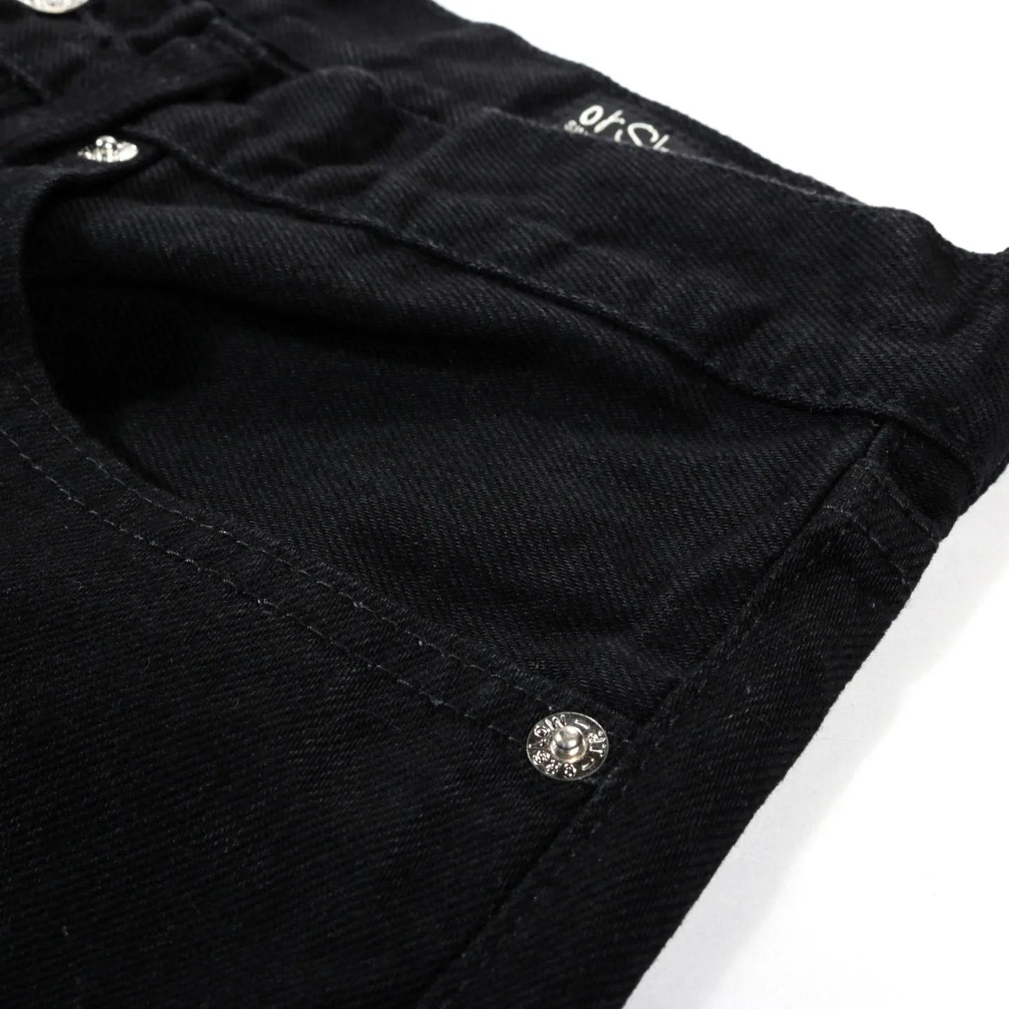 ORSLOW 107 IVY FIT BLACK DENIM