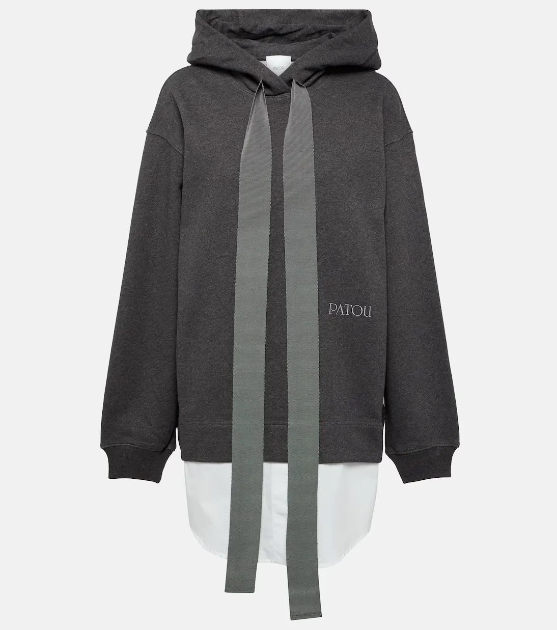 PATOU  |Street Style Long Sleeves Plain Logo Hoodies & Sweatshirts