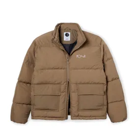 Polar Skate Co. Pocket Puffer Jacket Antique Gold