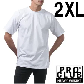 PRO CLUB  |Unisex Street Style V-Neck Plain Cotton Short Sleeves