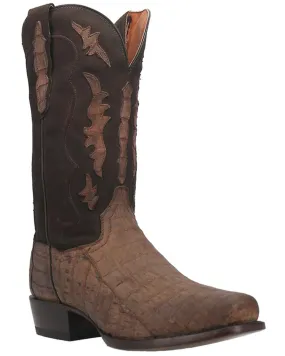 Product Name:  Dan Post Men's Stalker Exotic Caiman Western Boot - Square Toe