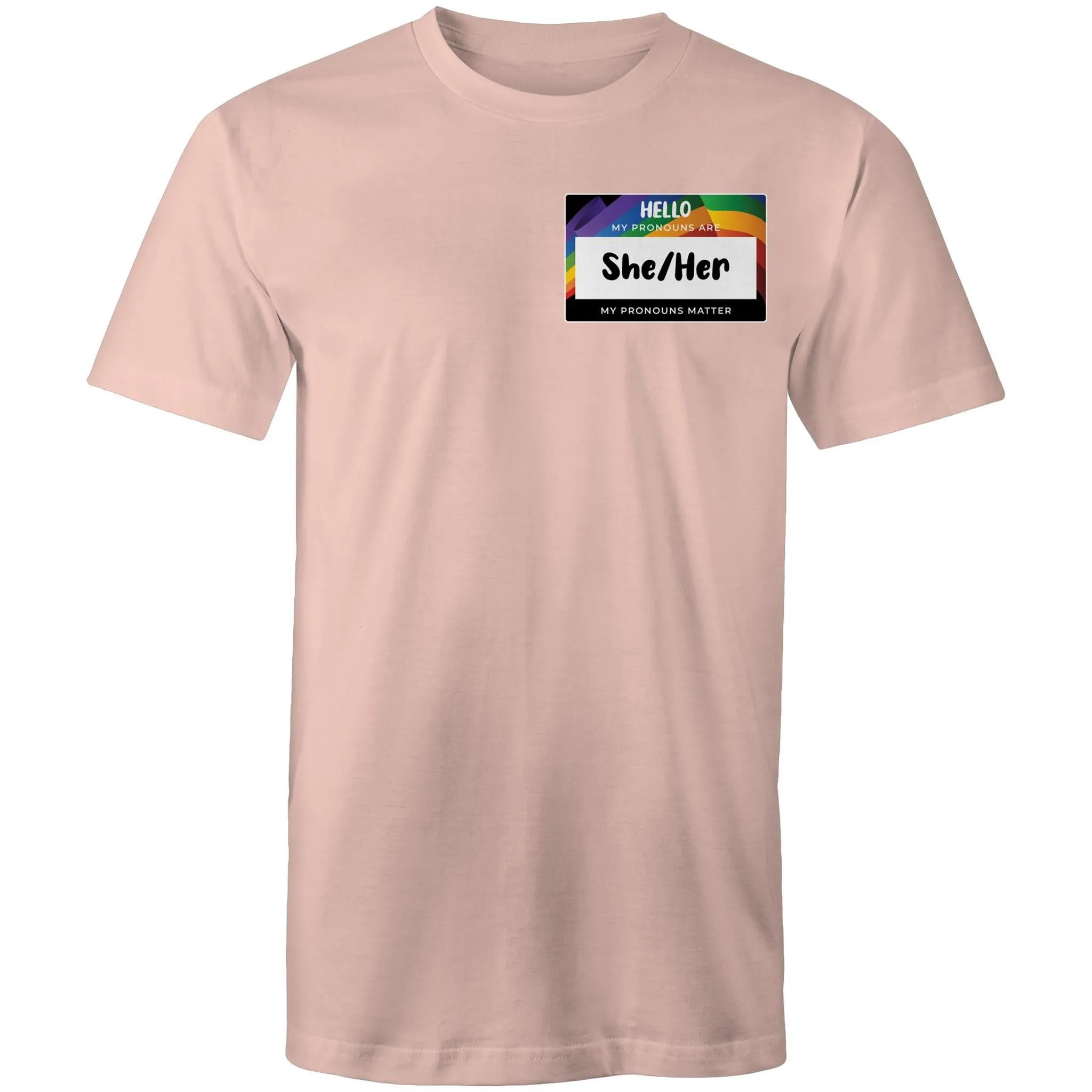 Pronouns Matter She Her T-Shirt Unisex (LG101)